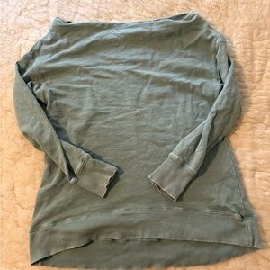 4/$25 Casual Slouchy Sage Long Sleeve Top